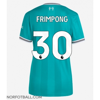Billige Fotballdrakt Liverpool Jeremie Frimpong #30 Replika Tredjedrakt Dame 2025-26 Kortermet